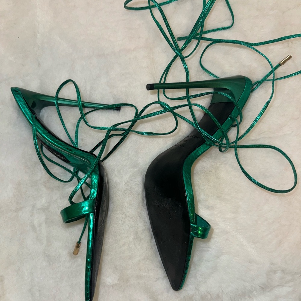 JESSICA RICH strappy sandals (size 38 but fits 37.5) (USED ONLY ONCE) - Picture 7 of 10
